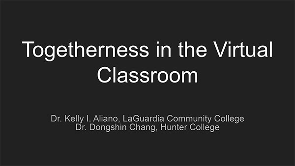 Togetherness in the Virtual Classroom
